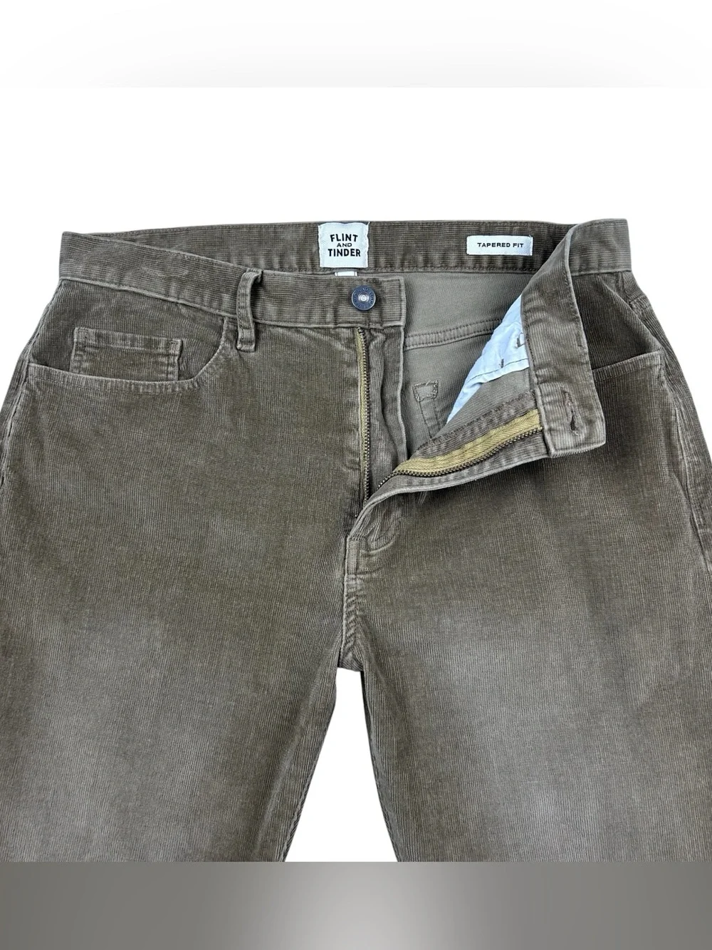 Flint and Tinder 365 Brown Tapered Fit Corduroy Pants 32x31 Huckberry Preppy
